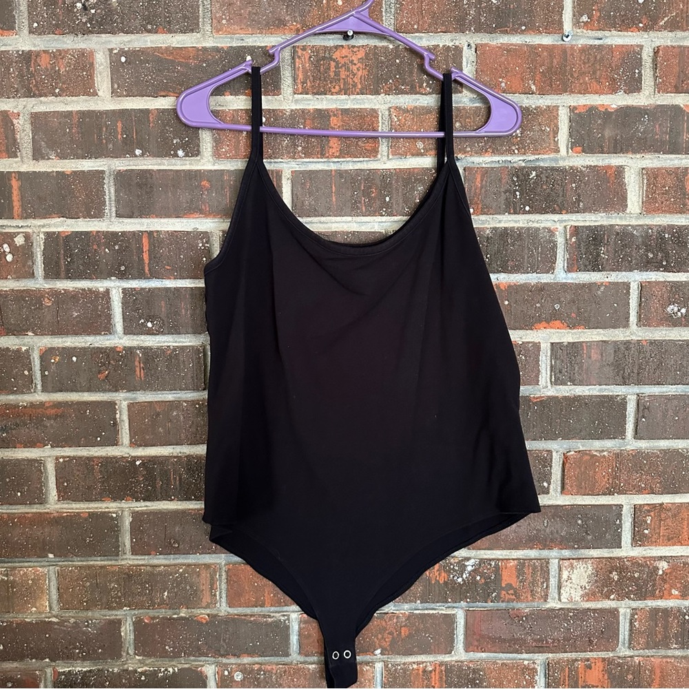 Black Plus Size Forever 21 Cami Body Suit